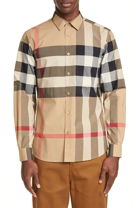 burberry button up red|burberry button up men's cheap.